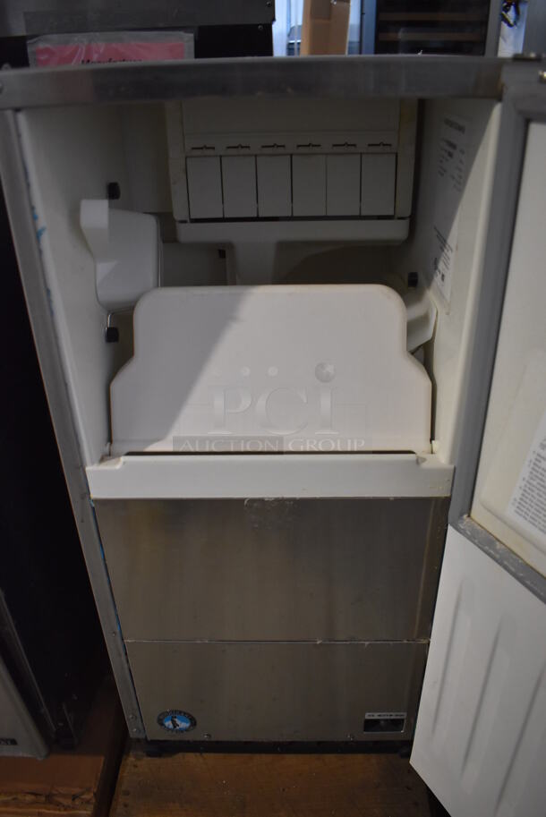 LIKE NEW! 2011 Hoshizaki AM-50BAE Stainless Steel Commercial Self Contained Slim Line Ice Machine. 115-120 Volts, 1 Phase. Unit Has Only Been Used a Few Times! - Image 4 of 7