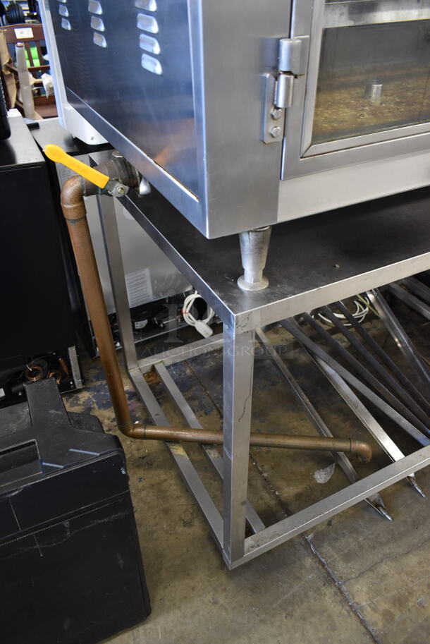 Hickory Industries N/5.8 G Stainless Steel Commercial Natural Gas Powered 7 Spit Rotisserie Oven w/ 7 Extra Spits on Stand. 65,000 BTU. - Image 9 of 11