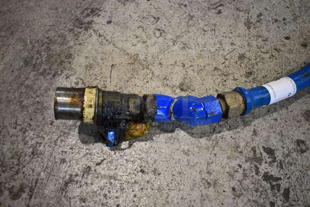 Blue Gas Hose. 50" - Image 2 of 3
