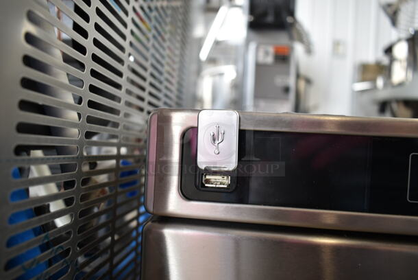BRAND NEW SCRATCH AND DENT! 2023 Amana HDC182 Stainless Steel Commercial Countertop Microwave Oven. 208/240 Volts, 1 Phase.  - Image 5 of 7