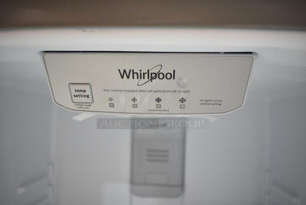 BRAND NEW SCRATCH AND DENT! 2023 Whirlpool WRT311FZDM02 Metal Cooler Freezer Combo Unit. 115 Volts, 1 Phase. Tested and Working! - Image 7 of 8