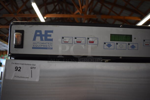 Automated Equipment RAM 280-F Stainless Steel Commercial Floor Style Frozen Fry Dispenser w/ 2 Metal Fry Baskets on Commercial Casters. 115 Volts, 1 Phase. 29x31x75. Tested and Powers On - Image 3 of 8