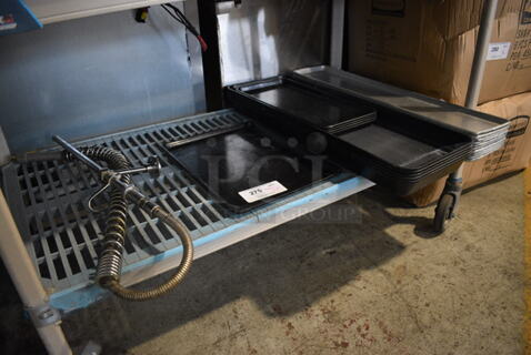 ALL ONE MONEY! Tier Lot of Various Items Including Metal and Poly Trays