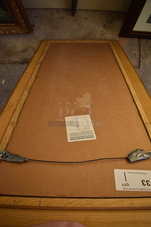 Framed Mirror.  - Image 5 of 6