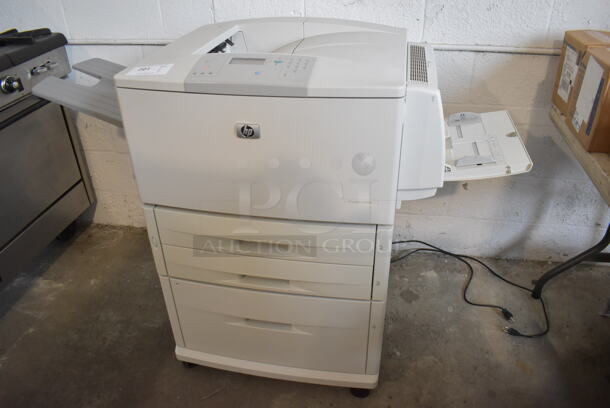 HP LaserJet 8040dn Floor Style Printer. 100-127 Volts, 1 Phase. 29x25x40 - Image 3 of 12