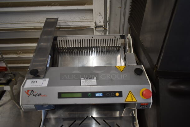 2014 JAC MRL 450/12 Stainless Steel Commercial Countertop Bread Loaf Slicer w/ Under Shelves on Commercial Casters. 110 Volts, 1 Phase. Tested and Working! - Image 3 of 9