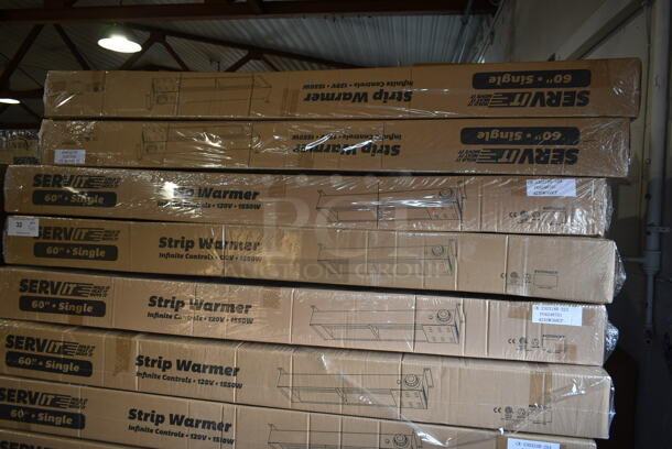 PALLET LOT of 50 BRAND NEW SCRATCH AND DENT! ServIt 423SWI60CP Stainless Steel Commercial 60" High Wattage Strip Warmer with Adjustable Infinite Controls and Cord. Stock Picture Used as Gallery. 50 Times Your Bid! - Image 3 of 7