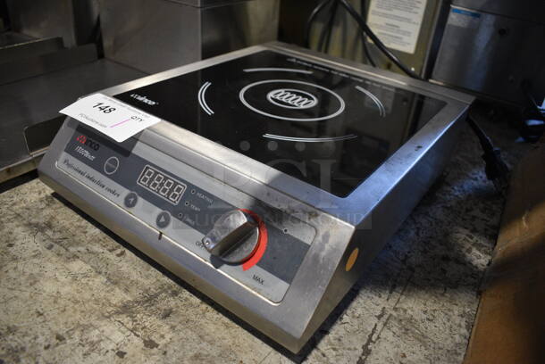 2011 Winco Model EIC-18 Stainless Steel Commercial Countertop Single Burner Induction Range. 120 volts, 1 Phase. 13x17x4 - Image 3 of 4