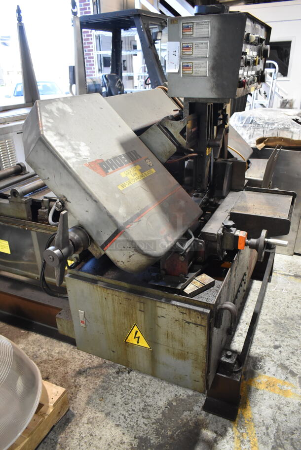 Phoenix PA10 Metal Commercial Floor Style Auto Feed Horizontal Bandsaw. 230/460 Volts, 3 Phase.  - Image 3 of 12