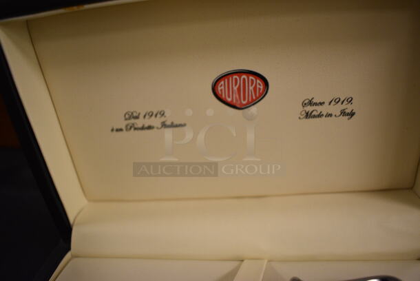 Aurora Pennino Oro Massiccio 14kt Solid Gold Nib Pen With Box - Image 4 of 4