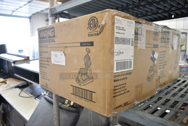 BRAND NEW IN BOX! Waring WBW300X Bubble Waffle Maker. 120 Volts, 1 Phase. Tested and Working! - Image 2 of 3