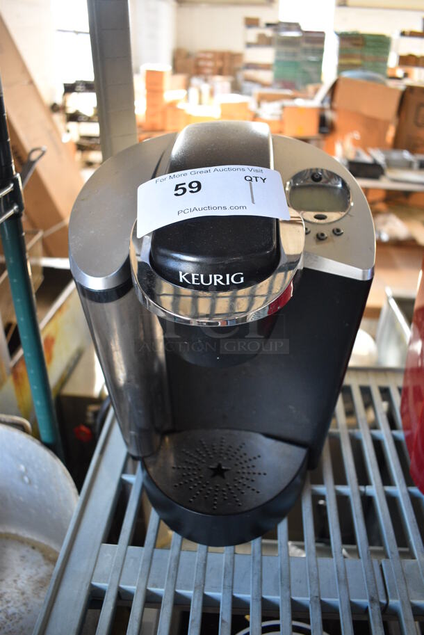 Keurig Model K50 Metal Countertop Single Cup Coffee Machine. 120 Volts, 1 Phase. 11x15x15