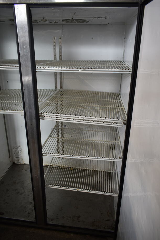 2013 True TG2R-2S ENERGY STAR Stainless Steel Commercial 2 Door Reach In Cooler w/ Poly Coated Racks. 115 Volts, 1 Phase. Tested and Powers On But Does Not Get Cold - Image 8 of 8