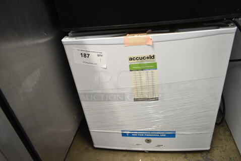 AccuCold FS24L Mini Freezer. 115 Volts, 1 Phase. Tested and Powers On But Does Not Get Cold