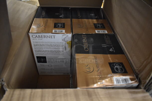 2 Boxes of BRAND NEW! Items; 18 Chef & Sommelier Wine Glasses and 16 Reno White Ceramic Plates. Includes 9x9x2, 2.5x2.5x9. 2 Times Your Bid! - Image 3 of 12