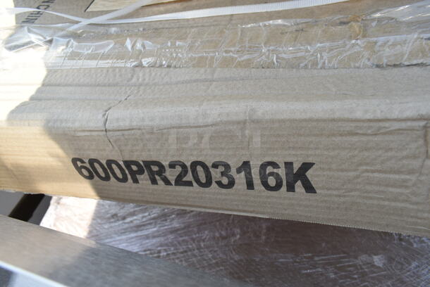 BRAND NEW SCRATCH AND DENT! Regency 600PR20316K 20 Pan End Load Stainless Steel Bun / Sheet Pan Rack - Unassembled. May Be Missing Pieces. - Image 2 of 2