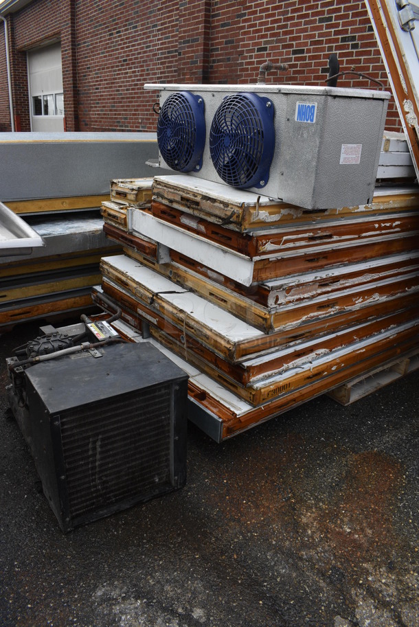 8'x9'x8' Walk In Freezer Box w/ Floor, Bohn Model ADT090AK Condenser and Copeland Compressor. 115 Volts, 1 Phase. Picture of the Unit Before Removal Is Included In the Listing. - Image 3 of 12