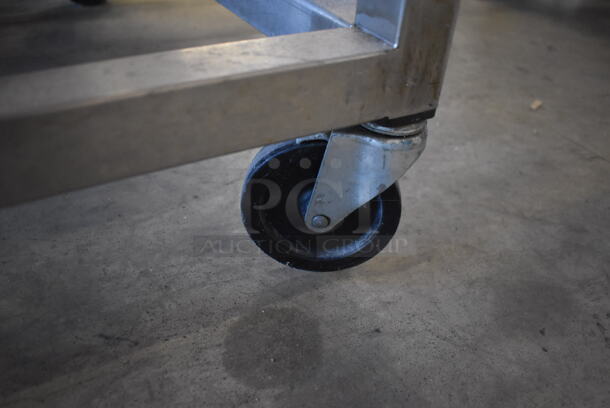 Belshaw Adamatic TG-50 Stainless Steel Commercial Floor Style Thermoglaze Icing Machine on Commercial Casters. Missing 1 Caster. 208 Volts, 1 Phase. 80x34x54 - Image 8 of 8