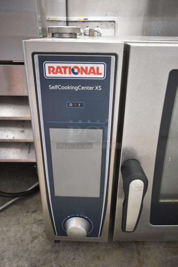 Rational SelfCookingCenter XS Stainless Steel Commercial Electric Powered Combi Convection Oven. 250 Volts, 1 Phase.  - Image 3 of 12