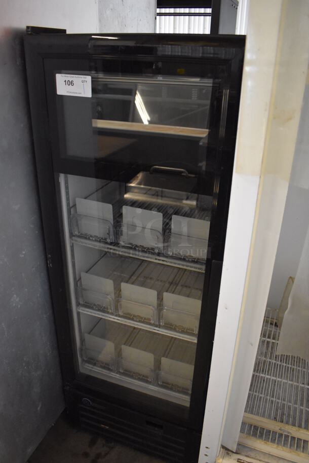 SG Merchandising Solutions SDH-12LCD-R Metal Commercial Single Door Reach In Cooler Merchandiser. 110 Volts, 1 Phase. 23x24x61. Cannot Test Due To Missing Power Switch - Image 2 of 5