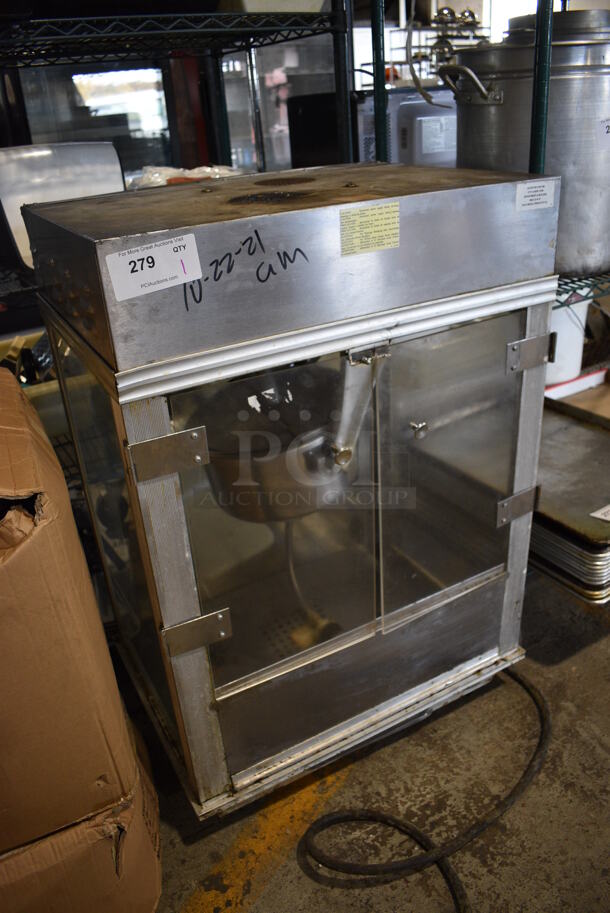 Gold Medal Model 2001ST Metal Commercial Countertop Popcorn Machine Merchandiser. 120 Volts, 1 Phase. 27x20x40.5. Cannot Test Due To Plug Style - Image 2 of 7