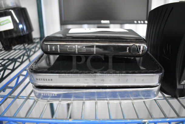 4 Various Items Including Netgear Routers. Includes 6.5x5x1.5. 4 Times Your Bid! - Image 2 of 3