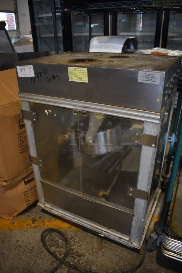 Gold Medal Model 2001ST Metal Commercial Countertop Popcorn Machine Merchandiser. 120 Volts, 1 Phase. 27x20x40.5. Cannot Test Due To Plug Style - Image 3 of 7