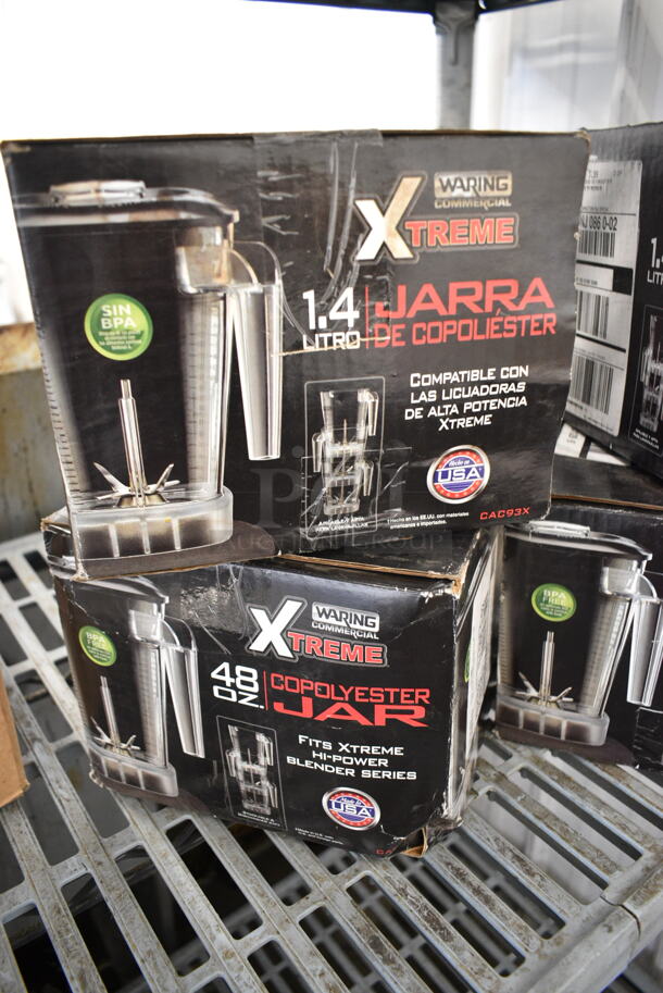 2 BRAND NEW IN BOX! Waring Xtreme CAC93X The Raptor 48 oz. Clear Copolyester Blender Jar for Commercial Blenders. 2 Times Your Bid!  - Image 2 of 5