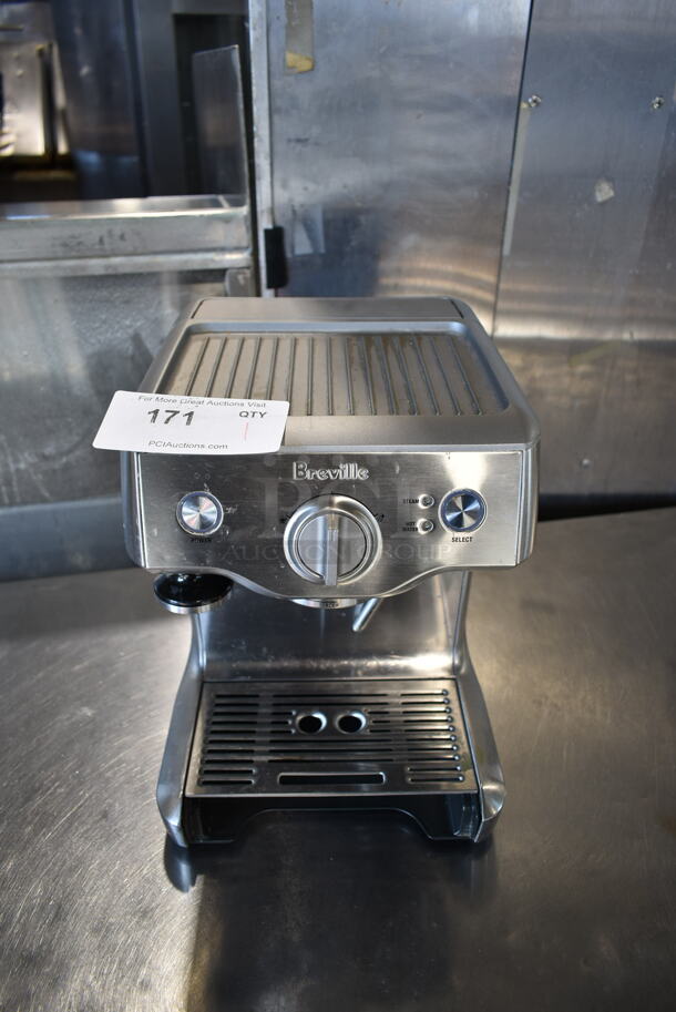 Breville BES810 Stainless Steel Commercial Single Group Espresso Machine w/ Steam Wand. 120 Volts, 1 Phase.  - Image 1 of 6