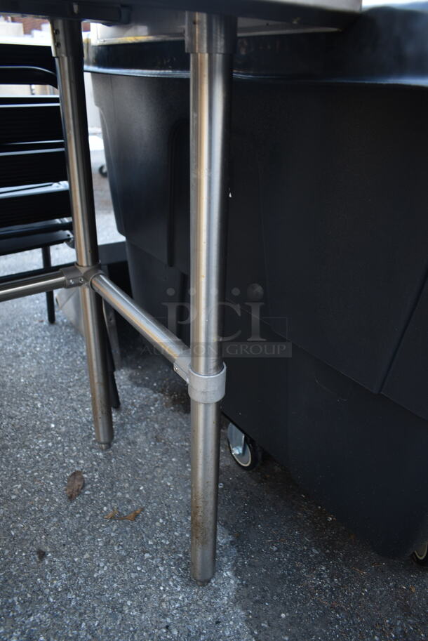 Stainless Steel Commercial Table w/ Back Splash. - Image 3 of 3