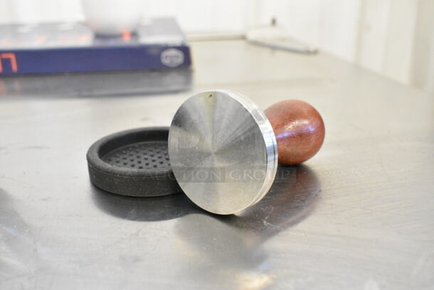 5 Various Items Including 4 Portafilters and 1 Portafilter Stamper. 5 Times Your Bid!  - Image 4 of 4