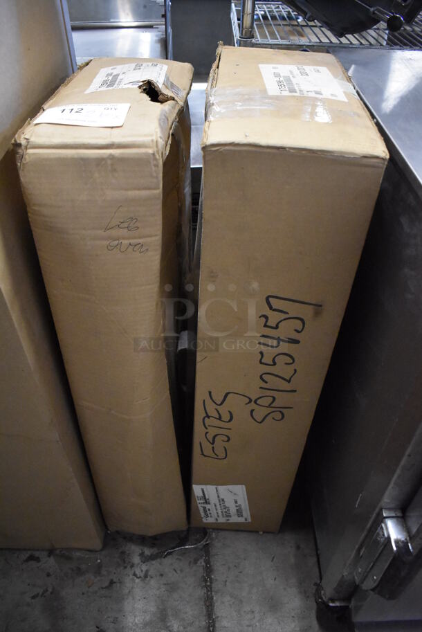 2 Boxes of BRAND NEW! 1755096-0001 Stainless Steel Legs for Full Size Convection Oven. 2 Times Your Bid!