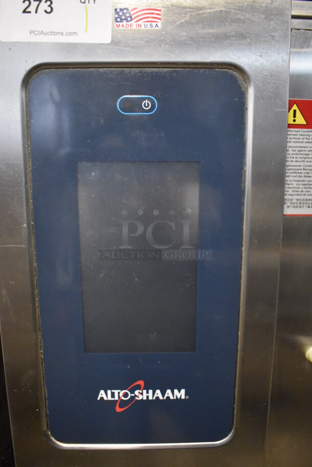 2016 Alto Shaam CTP7-20E Stainless Steel Commercial Electric Powered Combi Convection Oven on Commercial Equipment Stand. 208-240 Volts, 3 Phase. - Image 4 of 8