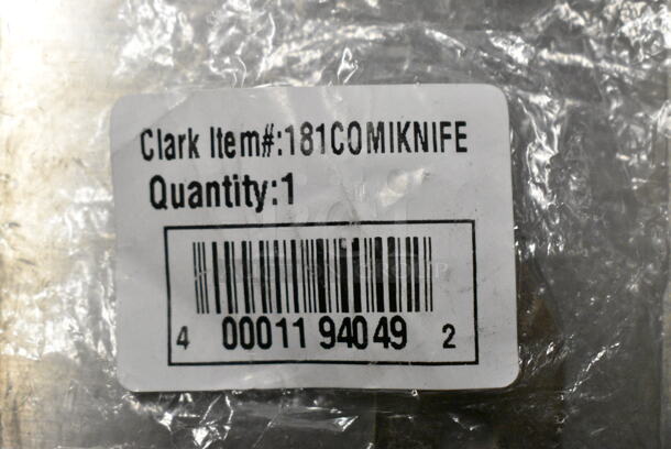 BRAND NEW SCRATCH AND DENT! Lot of Various Items Including 471BPRESS84 Choice 8" x 4" Wood Handle Bacon Press, 6 Garde 181COM1KNIFE Heavy Duty Manual Can Opener Knife, 19164910CAML RITZ® 64910 19" x 13" Camel Grass Cloth PVC Coated Placemat - 12/Pack.  - Image 6 of 8