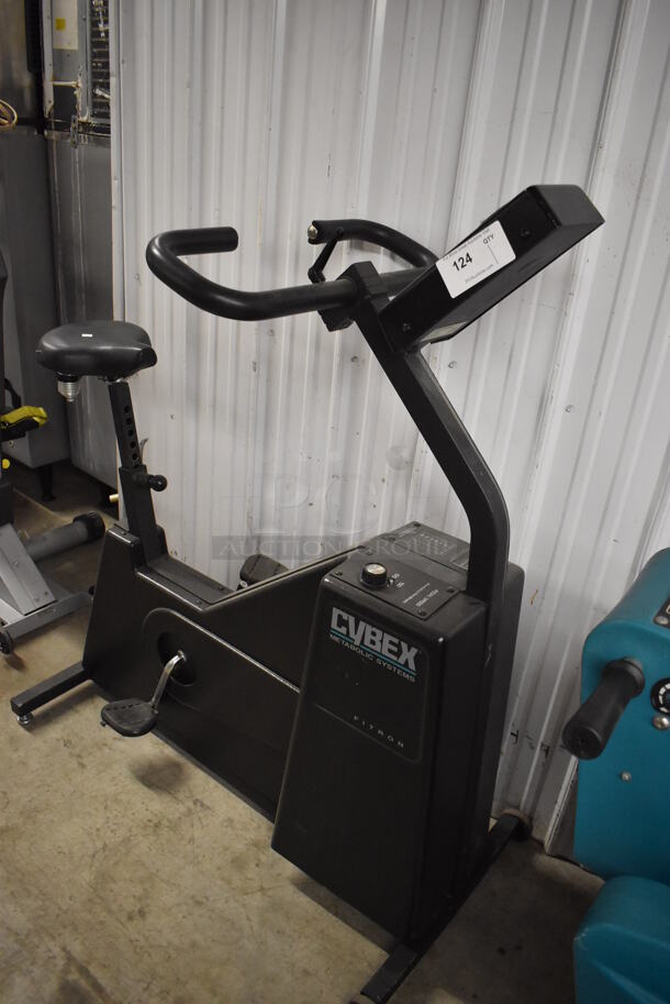Cybex Metal Commercial Floor Style Stationary Exercise Bicycle. 24x44x54. Tested and Working! - Image 3 of 7