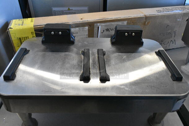 2020 Bunn 2SH STAND Stainless Steel Commercial Countertop Double Coffee Satellite Server Stand. 120 Volts, 1 Phase. Tested and Does Not Power On - Image 3 of 4