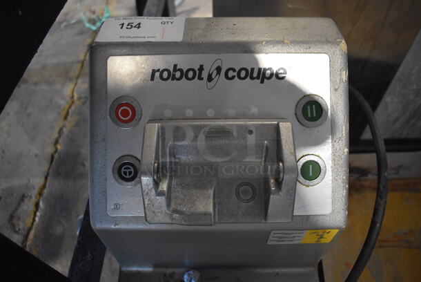 Robot Coupe R 10 Metal Commercial Countertop Food Processor Base on Cart. 250 Volts. 15x27x31 - Image 4 of 6