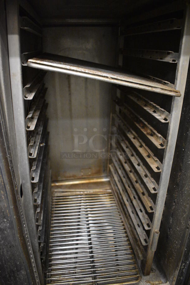 2016 Alto Shaam Model CTP10-10E Stainless Steel Commercial Electric Powered Combitherm Convection Oven on Stainless Steel Equipment Stand. 208-240 Volts, 3 Phase. 35x37x71 - Image 5 of 5