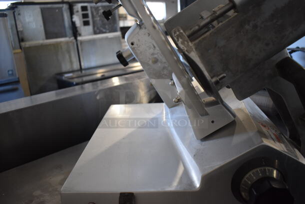 Univex 7512 Stainless Steel Commercial Countertop Meat Slicer w/ Blade Sharpener. 115 Volts, 1 Phase. 22x23x22. Tested and Working! - Image 6 of 6