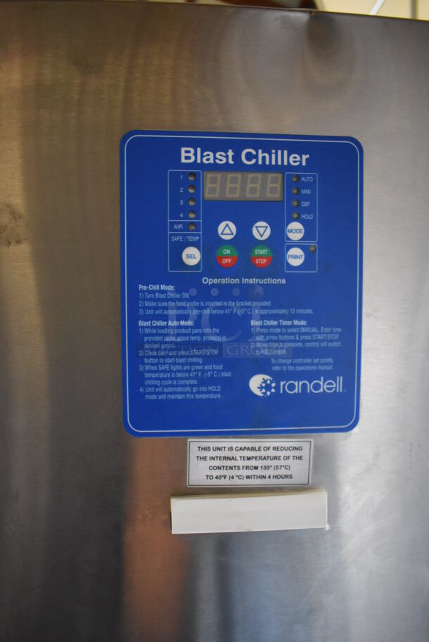2015 Randell BC-18 Stainless Steel Commercial Floor Style Blast Chiller. 115/230 Volts, 1 Phase. 40x36x70 - Image 3 of 6