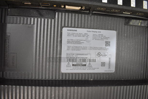2021 Samsung CM50R 50" Color Display Monitor. 100-240 Volts, 1 Phase. Buyer Must Pick Up - We Will Not Ship This Item. - Image 7 of 7