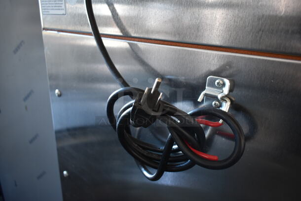 Vulcan VBP15 ENERGY STAR Stainless Steel Commercial 2 Half Size Door Reach In Warming Heated Holding Cabinet on Commercial Casters. 120 Volts, 1 Phase. Tested and Working! - Image 8 of 8