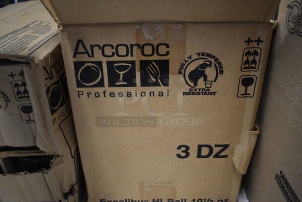 36 BRAND NEW IN BOX! Arcoroc Beverage Glasses. 3x3x5. 36 Times Your Bid! - Image 3 of 3