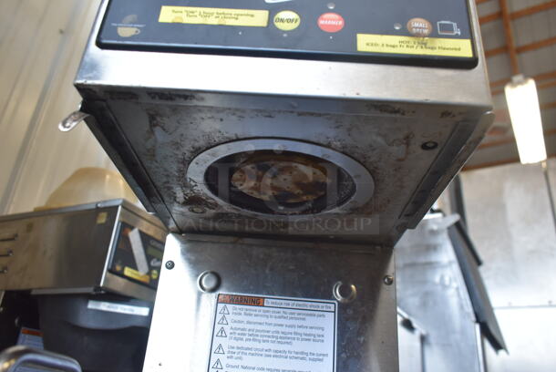 Curtis GEMSIF10A2419 Stainless Steel Commercial Countertop Coffee Machine w/ Satellite Server, Hot Water Dispenser, 2 Poly Brew Baskets and Drip Tray. 220 Volts, 1 Phase. - Image 9 of 10