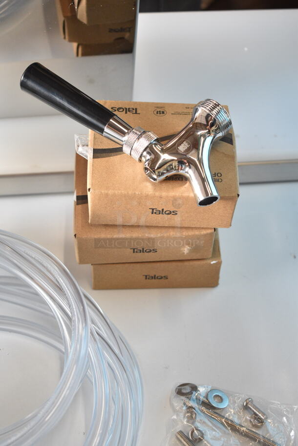 BRAND NEW SCRATCH AND DENT! Avantco 178TOWERQUAD 4-Tap Beer Tower with 3" Column - Image 5 of 5