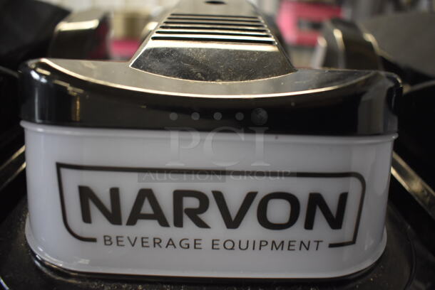 Narvon OASIS 3-10 Metal Commercial Countertop 3 Hopper Slushie Machine. 120 Volts, 1 Phase. 23x21x33. Tested and Does Not Power On - Image 4 of 7