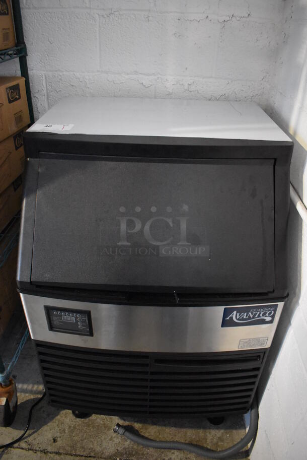 BRAND NEW! Avantco 194UCH210A Stainless Steel Commercial Self Contained Undercounter Ice Machine. 115 Volts, 1 Phase. 26x25x39 - Image 1 of 9