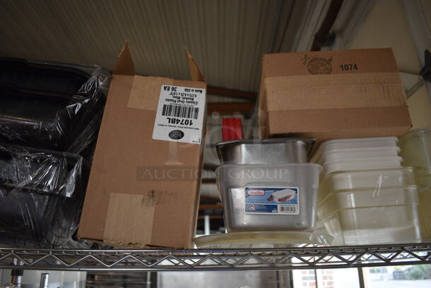 ALL ONE MONEY! Tier Lot of Various Items Including Poly Bins and Poly Food Baskets - Image 3 of 5