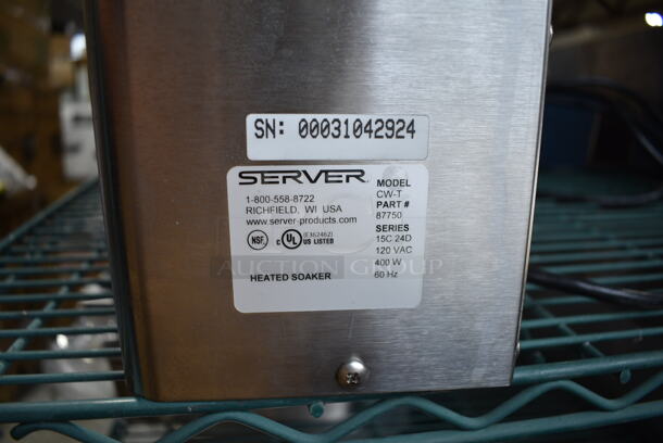 BRAND NEW SCRATCH AND DENT! Server CW-T Stainless Steel ConserveWell Utensil Holder with Timer. 120 Volts, 1 Phase.  - Image 5 of 5