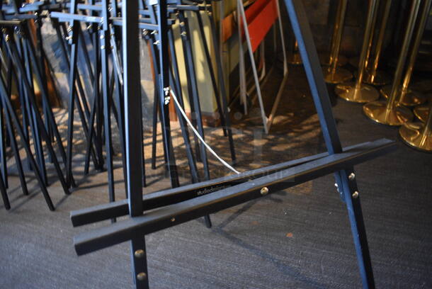 8 Black Easels. BUYER MUST REMOVE. 22x36x64. 8 Times Your Bid! (Susquehanna Ale House) - Image 3 of 3